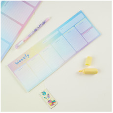 Планер на неделю MESHU 297*105мм, Candy color, на склейке