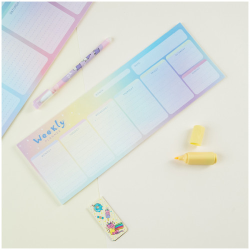 Планер на неделю MESHU 297*105мм, Candy color, на склейке
