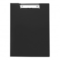 Папка-планшет с зажимом OfficeSpace А4, 500мкм, пластик, черный