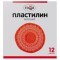 Пластилин Гамма, 12 цветов, 240г, со стеком, картон. упаковка