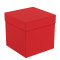 Коробка складная подарочная MESHU Red, (15*15*15см), блестки