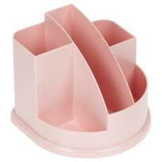 Настольная подставка СТАММ Авангард, пластиковая, розовая