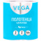 Полотенца бумажные в рулонах Vega, 2-слойные, 12м/рул., белые, 2шт.