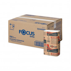 Полотенца бумажные лист. Focus (Z-сл) 1-слойные, 250л/пач., 21,5*24см, белые Полотенца бумажные лист. Focus (Z-сл) 1-слойные, 250л/пач., 21,5*24см, белые