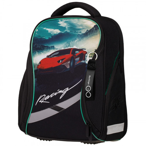 Ранец Berlingo Nova Racer 37*28*18см, 2 отделения, 2 кармана, анатомическая спинка
