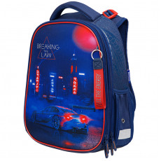 Ранец Berlingo Expert Max Breaking the law 37*28*16см, 2 отделения, анатомическая спинка, дождевик в комплекте