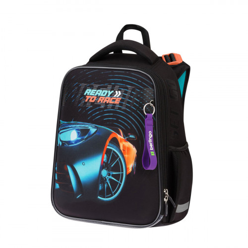 Ранец Berlingo Expert Ready to race 37*28*16см, 2 отделения, 2 кармана, анатомическая спинка