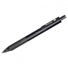 Ручка гелевая автоматическая Berlingo Triangle gel RT черная, 0,5мм, грип