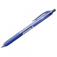 Ручка гелевая автоматическая Crown Quick Dry синяя, 0,5мм, грип, с быстросохнущими чернилами