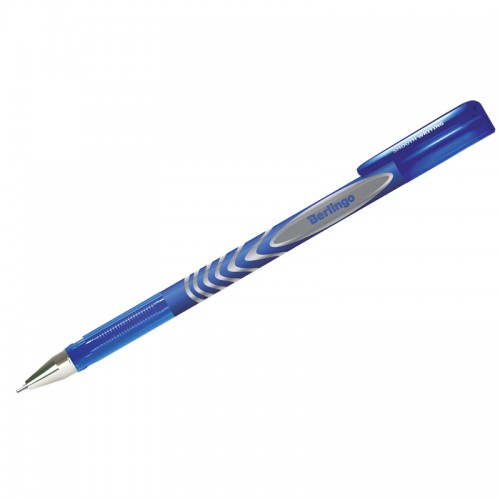 Ручка гелевая Berlingo G-Line синяя, 0,5мм, игольчатый стержень