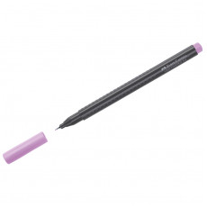Ручка капиллярная Faber-Castell Grip Finepen светло-пурпурная, 0,4мм, трехгранная