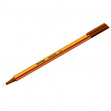 Ручка капиллярная Berlingo Rapido коричневая, 0,4мм, трехгранная