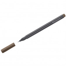 Ручка капиллярная Faber-Castell Grip Finepen коричневая, 0,4мм, трехгранная Ручка капиллярная Faber-Castell Grip Finepen коричневая, 0,4мм, трехгранная