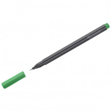Ручка капиллярная Faber-Castell Grip Finepen изумрудно-зеленая, 0,4мм, трехгранная