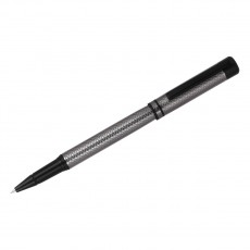 Ручка-роллер Delucci Antica синяя, 0,6мм, корпус графит/черный, подарочная упаковка