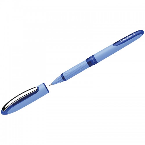 Ручка-роллер Schneider One Hybrid N синяя, 0,7мм, игольчатый пишущий узел, одноразовая