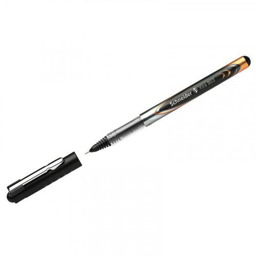 Ручка-роллер Schneider Xtra 803 черная, 0,5мм, игольчатый пишущий узел, одноразовая