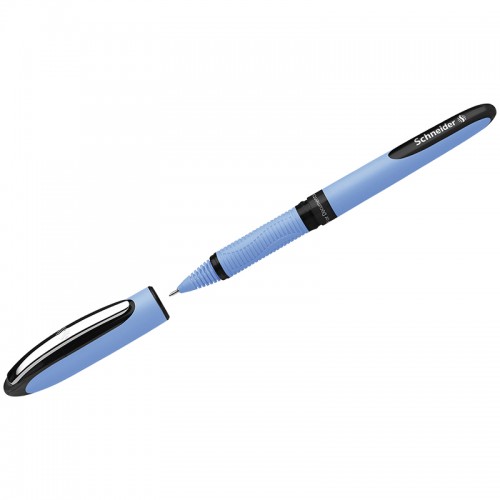 Ручка-роллер Schneider One Hybrid N черная, 0,7мм, игольчатый пишущий узел, одноразовая