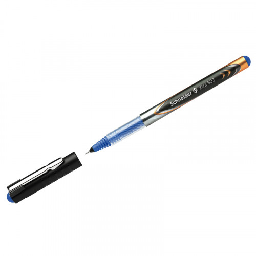 Ручка-роллер Schneider Xtra 803 синяя, 0,5мм, игольчатый пишущий узел, одноразовая