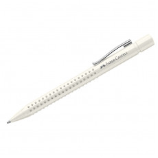 Ручка шариковая автоматическая Faber-Castell Grip 2010 синяя, 1,0мм, трехгран., кокосовое молоко