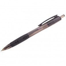 Ручка шариковая автоматическая Luxor Micra черная, 0,7мм, грип