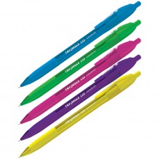 Ручка шариковая автоматическая Berlingo Triangle 110 RT Color синяя, 0,7мм, трехгр., игол. стержень