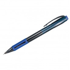 Ручка шариковая автоматическая Berlingo SI-400 синяя, 0,7мм, грип