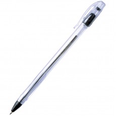 Ручка шариковая Crown Oil Jell черная, 0,7мм, штрих-код