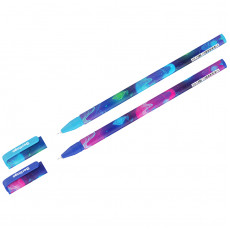 Ручка шариковая Berlingo Retro Future синяя, 0,7мм, рисунок на корпусе, ассорти