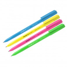 Ручка шариковая Schneider Tops 505 F Candy синяя, 0,8мм, корпус неон ассорти