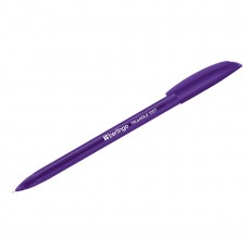 Ручка шариковая Berlingo Triangle 100T фиолеовая, 0,7мм, трехгран.