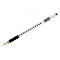 Ручка шариковая MunHwa MC Gold черная, 0,5мм, грип, штрих-код