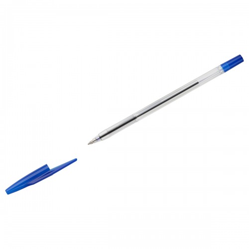 Ручка шариковая СТАММ 333 синяя, 0,7мм