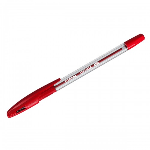 Ручка шариковая СТАММ Орбита 150 красная, 0,7мм