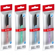Ручка шариковая Berlingo Instinct синяя, 0,7мм, корпус ассорти, пакет