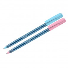 Ручка шариковая Schneider Tops 505 F Bubble Gum синяя, 0,8мм, прозрачный корпус