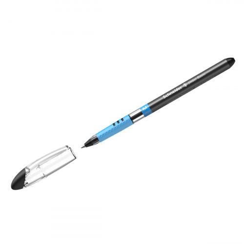 Ручка шариковая Schneider Slider Basic F черная, 0,8мм, грип