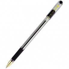 Ручка шариковая MunHwa MC Gold черная, 0,7мм, грип, штрих-код
