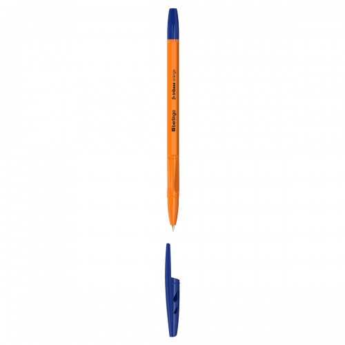 Ручка шариковая Berlingo Tribase Orange синяя, 0,7мм
