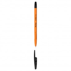 Ручка шариковая Berlingo Tribase Orange черная, 0,7мм