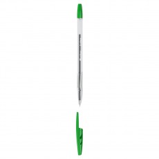 Ручка шариковая Berlingo Tribase зеленая, 1,0мм