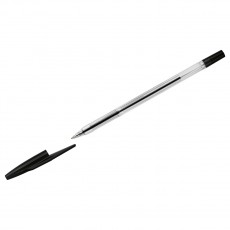 Ручка шариковая СТАММ 333 черная, 0,7мм