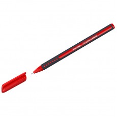 Ручка шариковая Berlingo Triangle Twin красная, 0,7мм, игольчатый стержень
