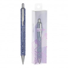 Ручка шариковая MESHU Sky diamond синяя, 1,0мм