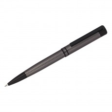 Ручка шариковая Delucci Antica синяя, 1,0мм, корпус графит/черный, поворотн., подарочная упаковка
