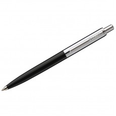 Ручка шариковая Luxor Star синяя, 1,0мм, корпус черный/хром, кнопочный механизм