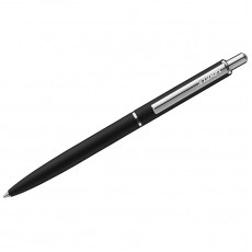 Ручка шариковая Luxor Cosmic синяя, 1,0мм, корпус черный/хром, кнопочный механизм