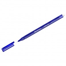 Ручка гелевая стираемая Berlingo Apex E синяя, 0,5мм, трехгранная