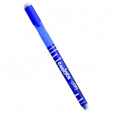 Ручка гелевая стираемая Carioca Oops синяя, грип, 0,7мм