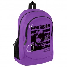 Рюкзак ArtSpace Classic Violet, 40*29*18см, 2 отделения, 2 кармана, PU покрытие, уплотн. спинка